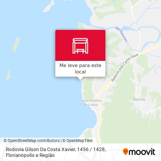 Rodovia Gilson Da Costa Xavier, 1456 / 1428 mapa