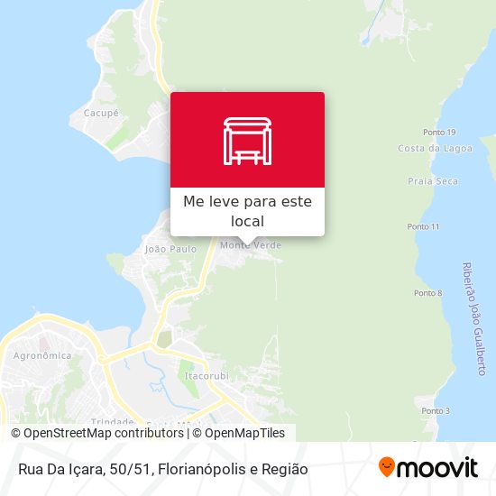 Rua Da Içara, 50/51 mapa
