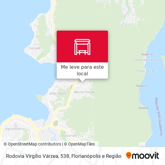 Rodovia Virgílio Várzea, 538 mapa