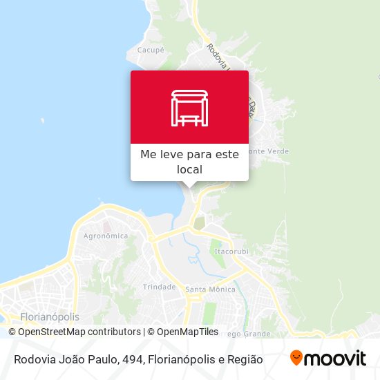 Rodovia João Paulo, 494 mapa