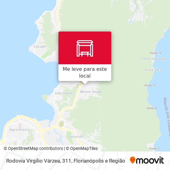 Rodovia Virgílio Várzea, 311 mapa