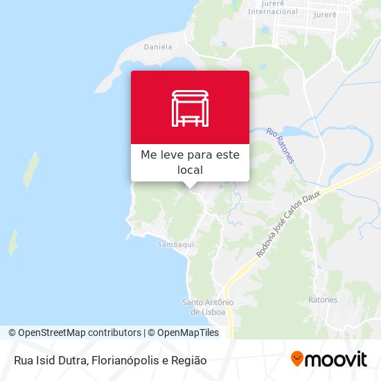 Rua Isid Dutra mapa