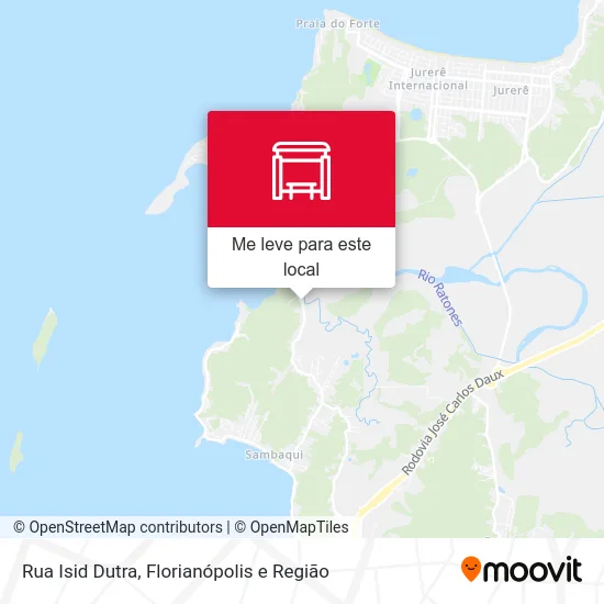 Rua Isid Dutra mapa