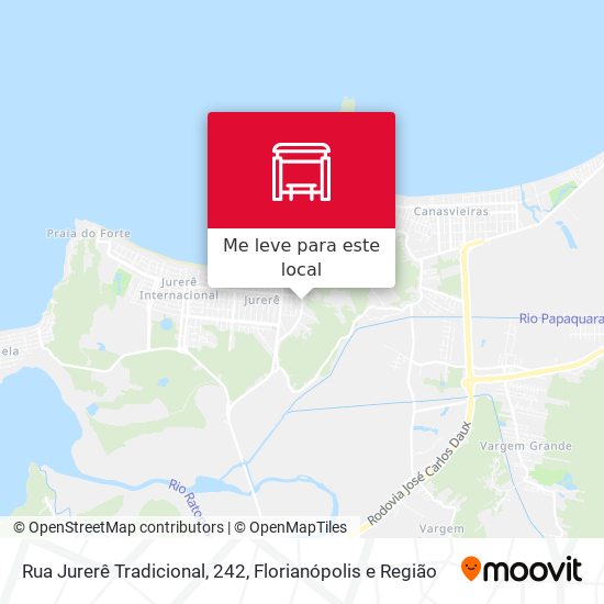Rua Jurerê Tradicional, 242 mapa