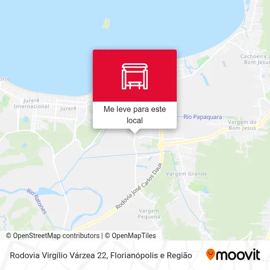 Rodovia Virgílio Várzea 22 mapa
