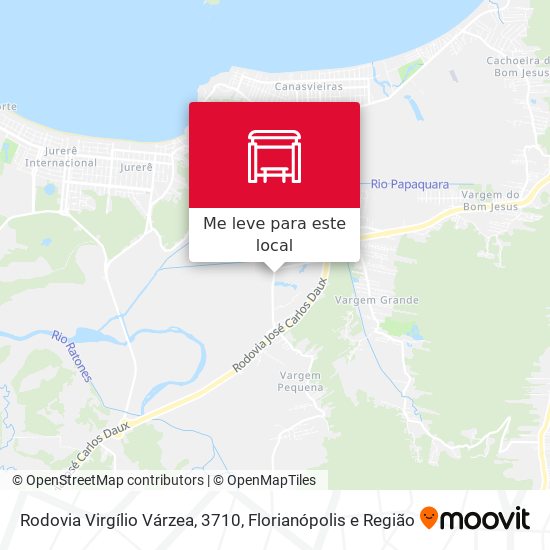 Rodovia Virgílio Várzea, 3710 mapa