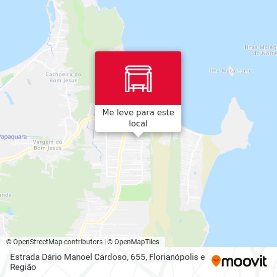 Estrada Dário Manoel Cardoso, 655 mapa