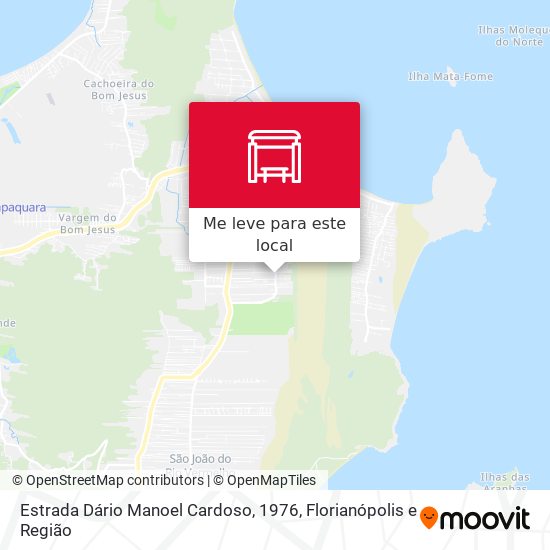 Estrada Dário Manoel Cardoso, 1976 mapa