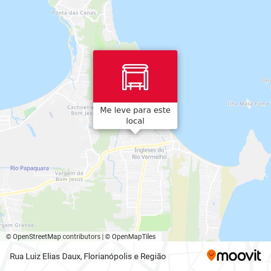 Rua Luiz Elias Daux mapa