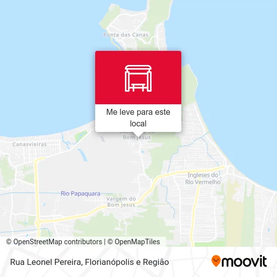 Rua Leonel Pereira mapa