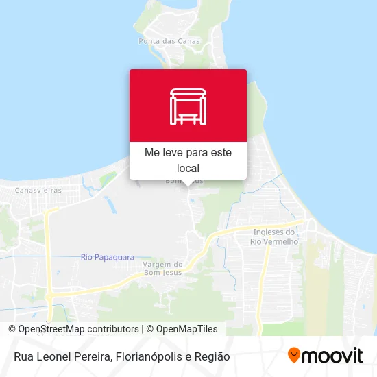 Rua Leonel Pereira mapa