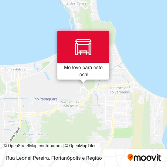Rua Leonel Pereira mapa