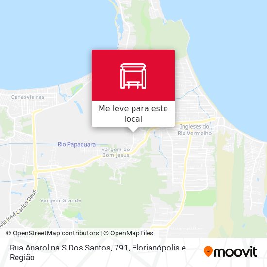 Rua Anarolina S Dos Santos, 791 mapa