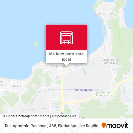 Rua Apóstolo Paschoal, 488 mapa