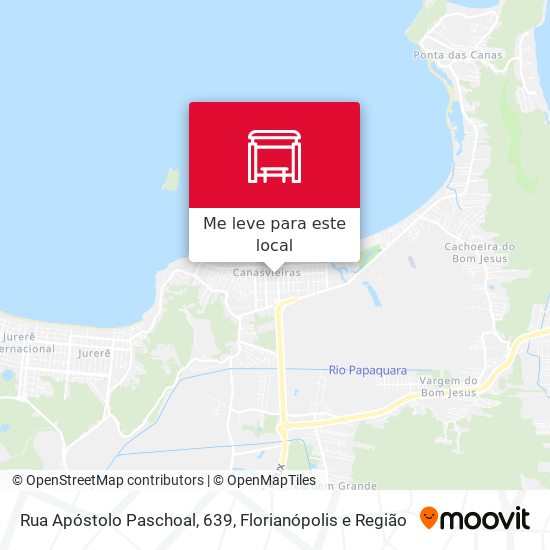 Rua Apóstolo Paschoal, 639 mapa