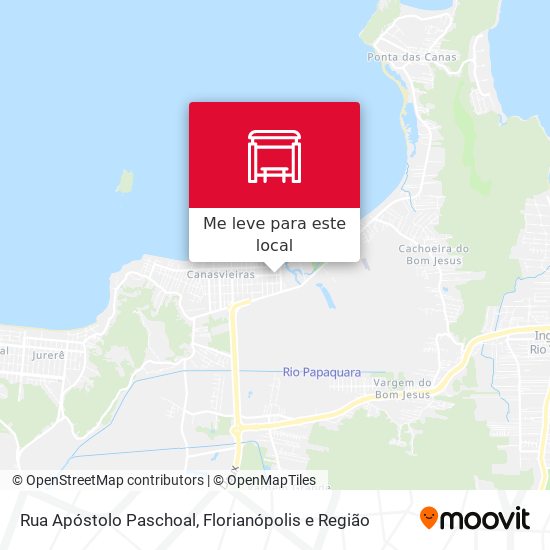 Rua Apóstolo Paschoal mapa