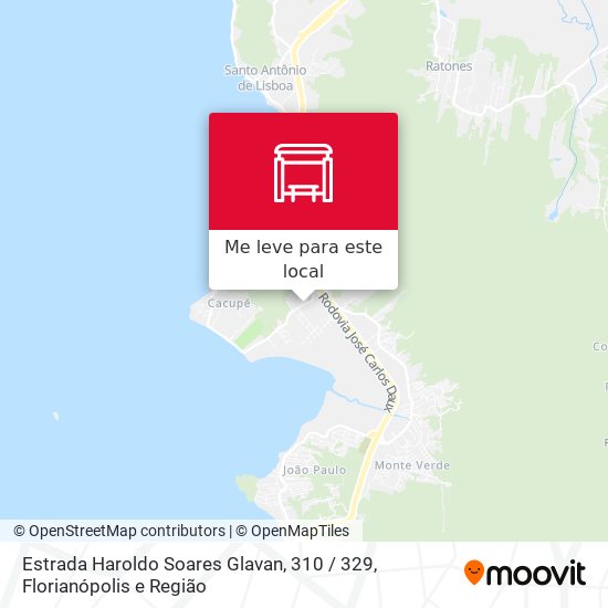 Estrada Haroldo Soares Glavan, 310 / 329 mapa