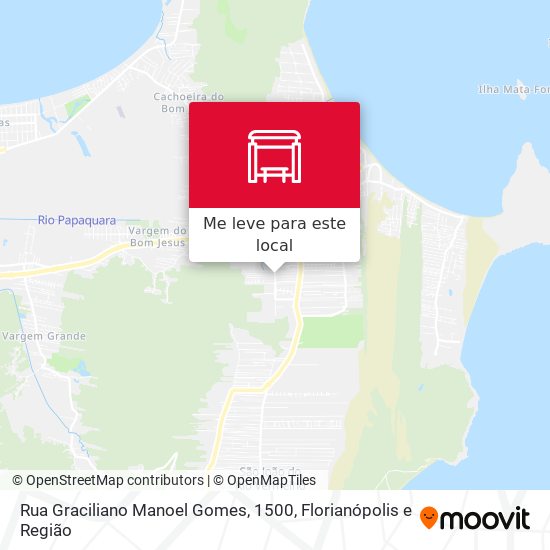 Rua Graciliano Manoel Gomes, 1500 mapa