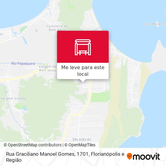 Rua Graciliano Manoel Gomes, 1701 mapa