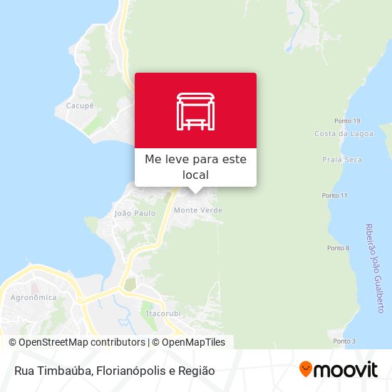 Rua Timbaúba mapa