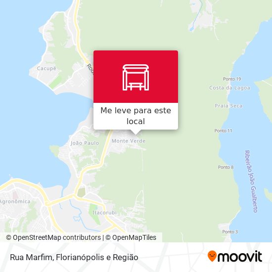 Rua Marfim mapa