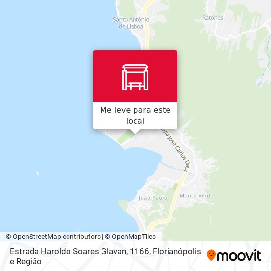 Estrada Haroldo Soares Glavan, 1166 mapa