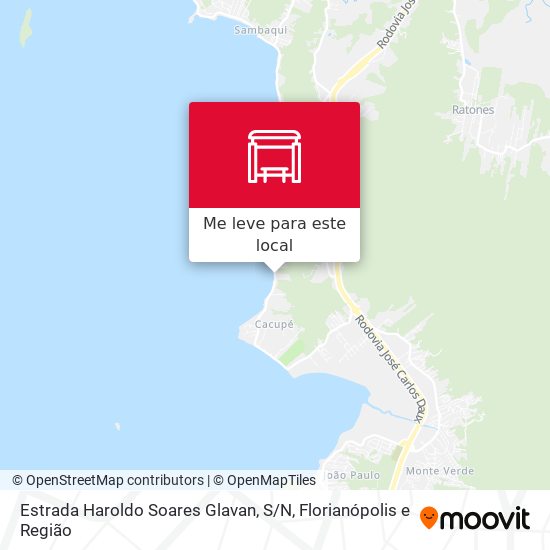 Estrada Haroldo Soares Glavan, S / N mapa