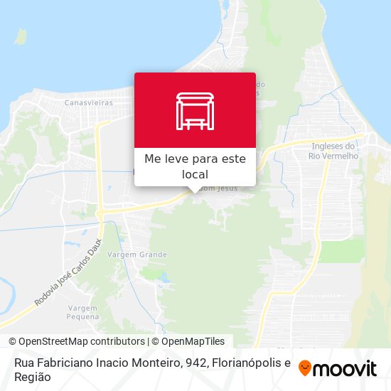 Rua Fabriciano Inacio Monteiro, 942 mapa