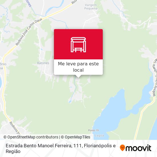 Estrada Bento Manoel Ferreira, 111 mapa