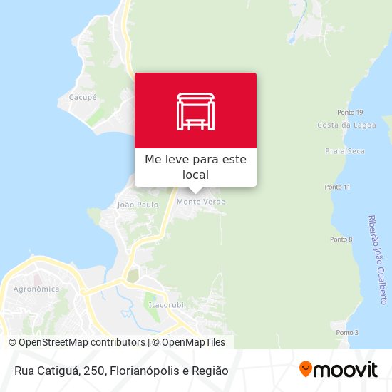 Rua Catiguá, 250 mapa