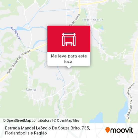 Estrada Manoel Leôncio De Souza Brito, 735 mapa
