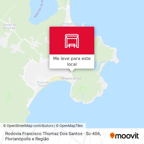 Rodovia Francisco Thomaz Dos Santos - Sc-406 mapa