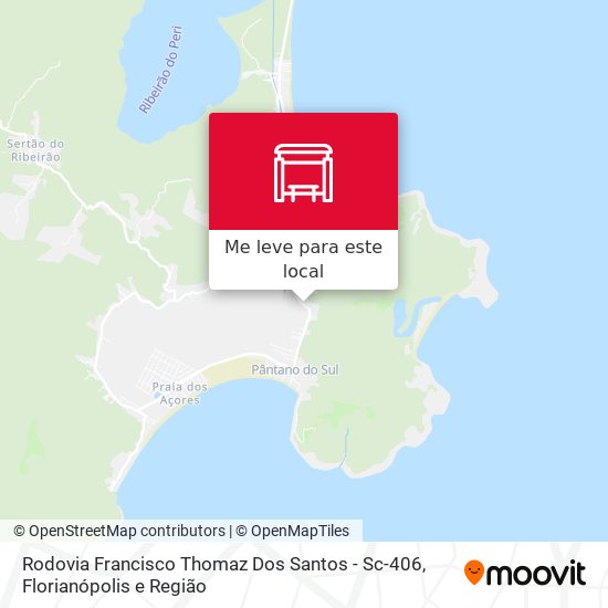 Rodovia Francisco Thomaz Dos Santos - Sc-406 mapa
