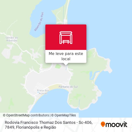 Rodovia Francisco Thomaz Dos Santos - Sc-406, 7849 mapa