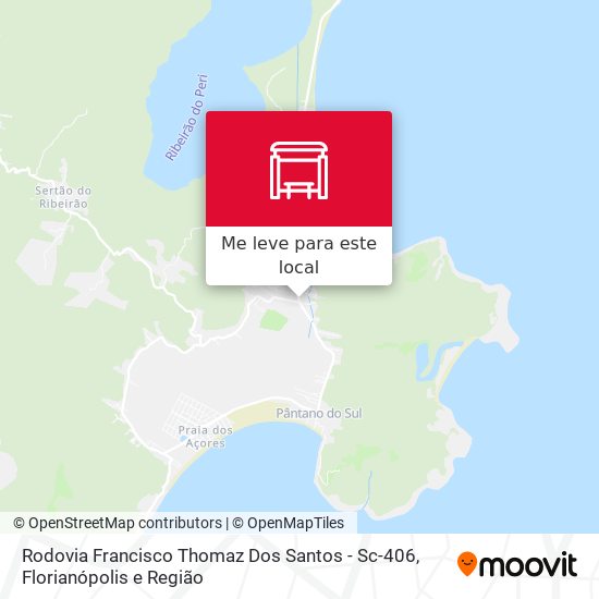 Rodovia Francisco Thomaz Dos Santos - Sc-406 mapa