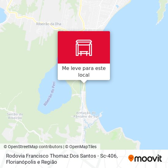 Rodovia Francisco Thomaz Dos Santos - Sc-406 mapa