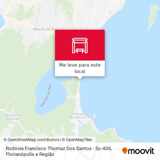 Rodovia Francisco Thomaz Dos Santos - Sc-406 mapa