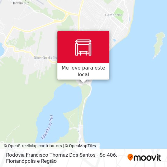 Rodovia Francisco Thomaz Dos Santos - Sc-406 mapa