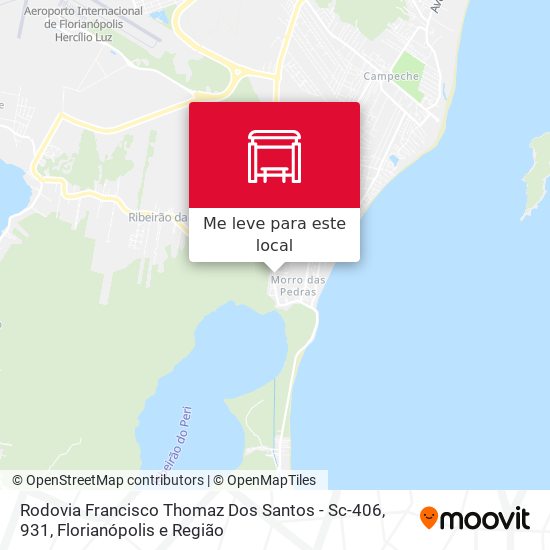 Rodovia Francisco Thomaz Dos Santos - Sc-406, 931 mapa