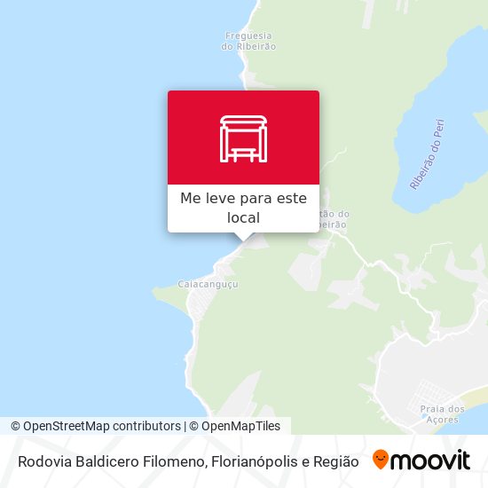 Rodovia Baldicero Filomeno mapa