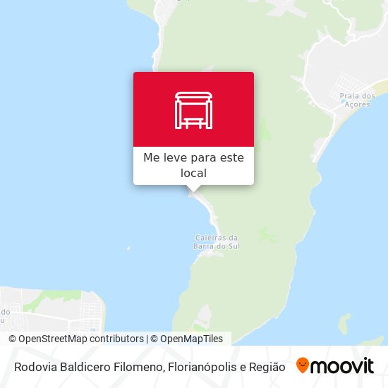 Rodovia Baldicero Filomeno mapa