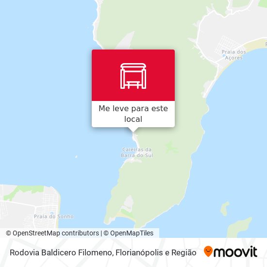Rodovia Baldicero Filomeno mapa