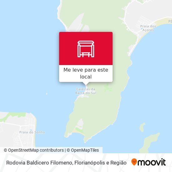 Rodovia Baldicero Filomeno mapa