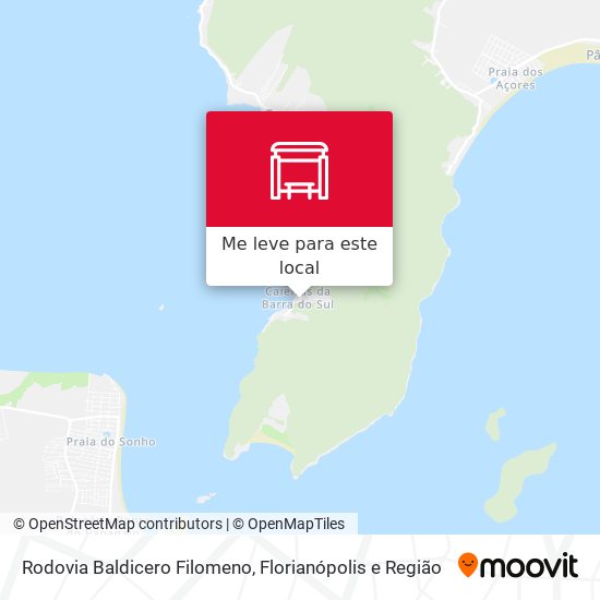 Rodovia Baldicero Filomeno mapa