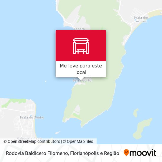 Rodovia Baldicero Filomeno mapa