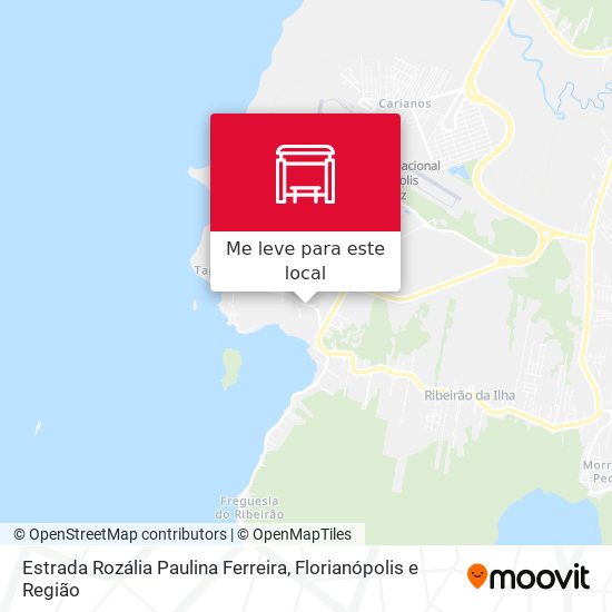 Estrada Rozália Paulina Ferreira mapa