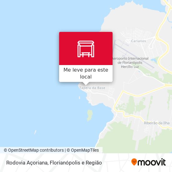Rodovia Açoriana mapa