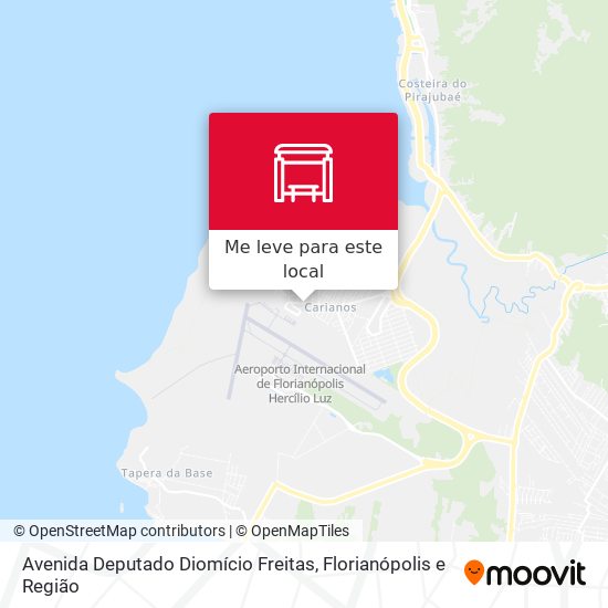 Avenida Deputado Diomício Freitas mapa