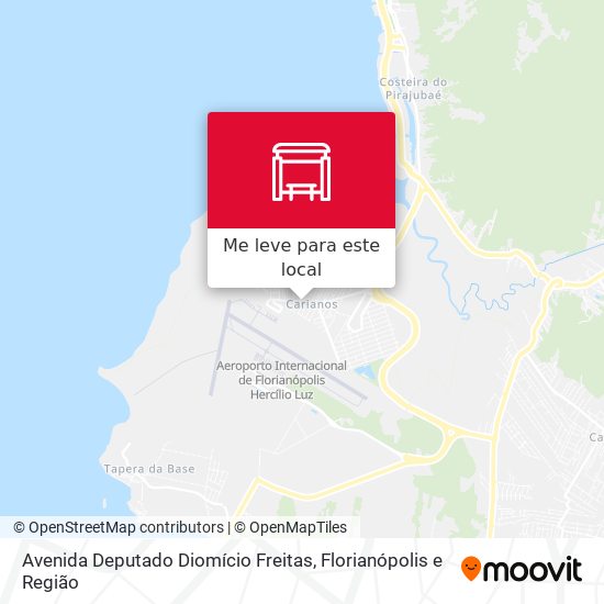 Avenida Deputado Diomício Freitas mapa