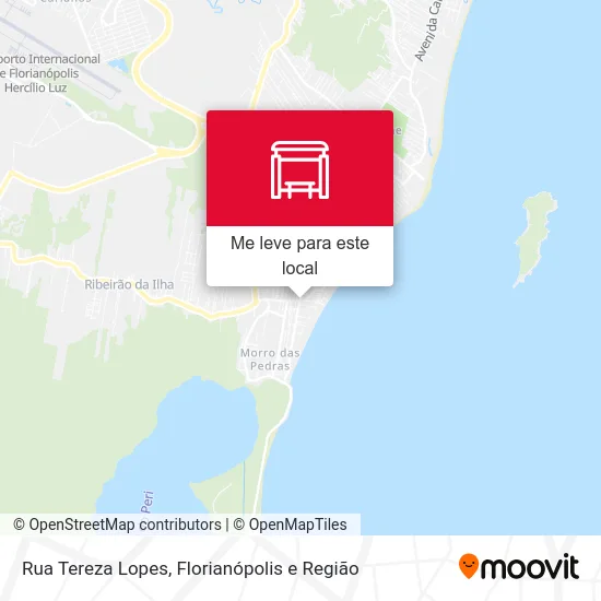 Rua Tereza Lopes mapa